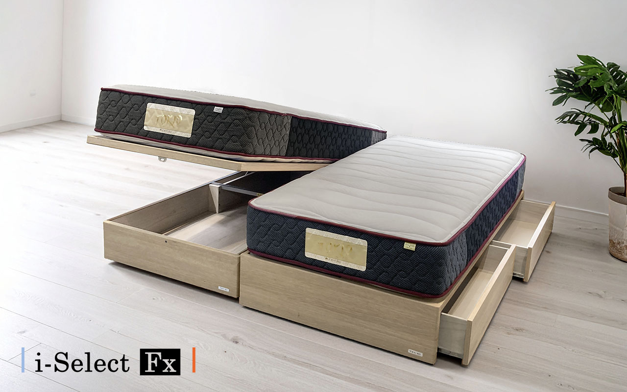 〔お客様組み立て〕頑丈ボックス収納 ベッド セミシングル ダークブラウン 日本製薄型ポケットコイルマットレス付き 日本製ベッドフレーム 引き...〔代引不可〕 お客様組立〕頑丈ボックス収納 ベッド セミシングル (フレームのみ